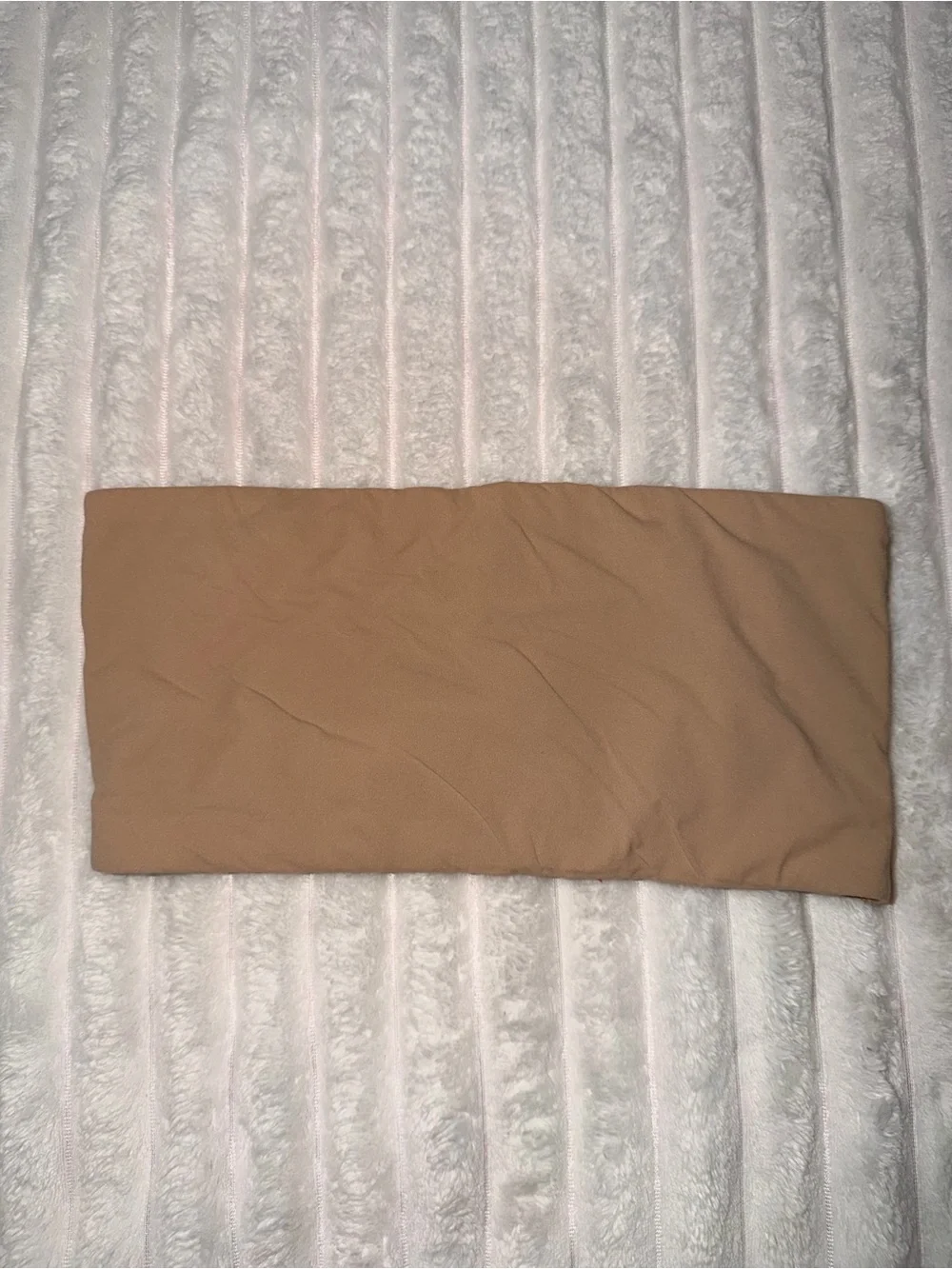 SKIMS Bandeau in Nude Tan | Size Small